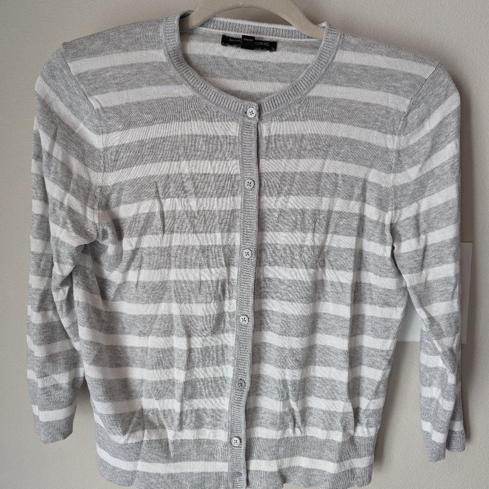 Lightweight striped cardigan